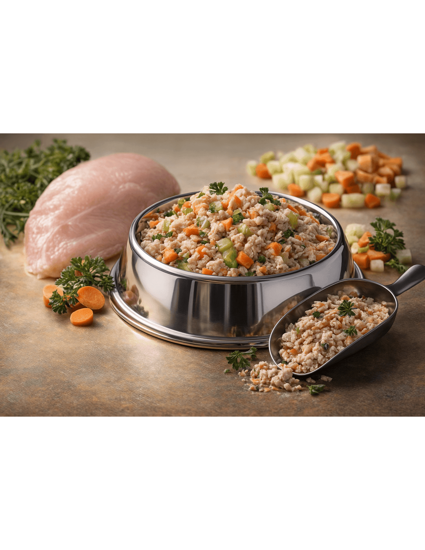 ⭐🐔🥕🥦🥒 Chicken & Veggies Premium                        