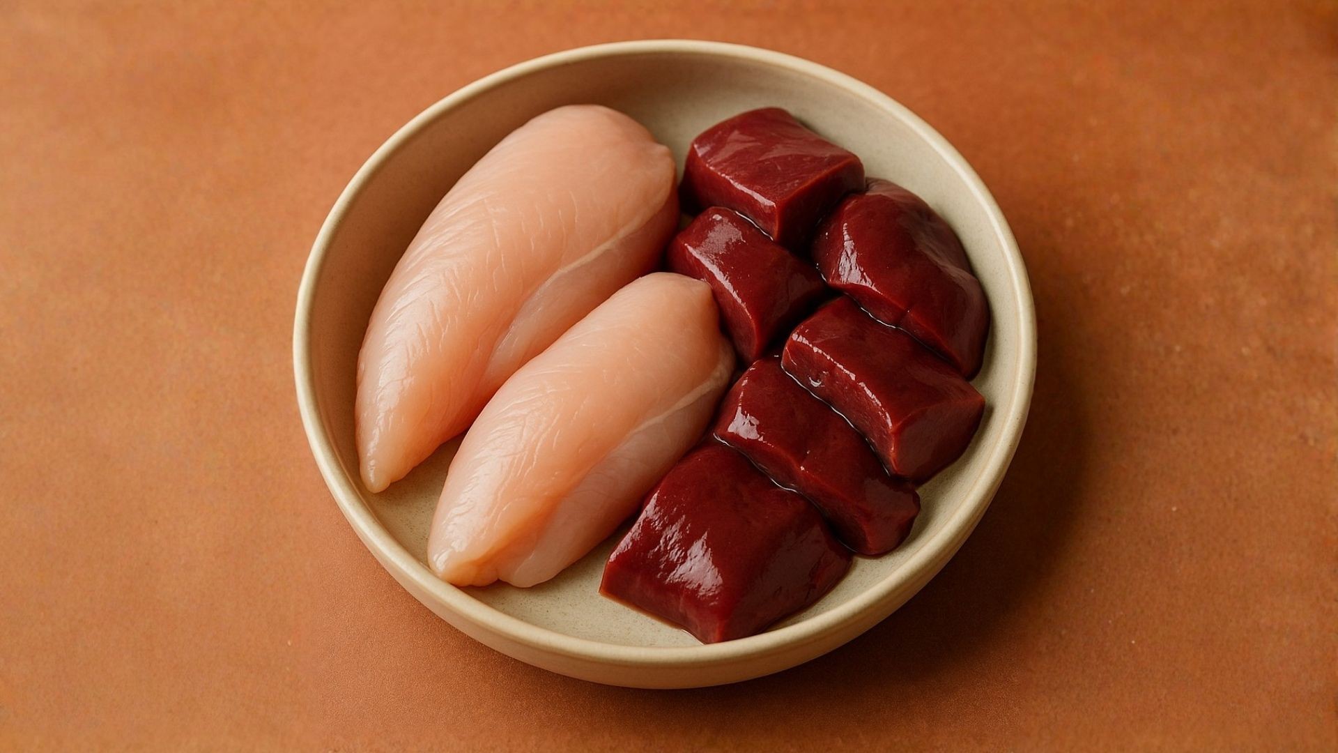 ⭐🐔🥩🥕🥦🥒 Chicken & Beef Liver Mix — Complete Nutrition